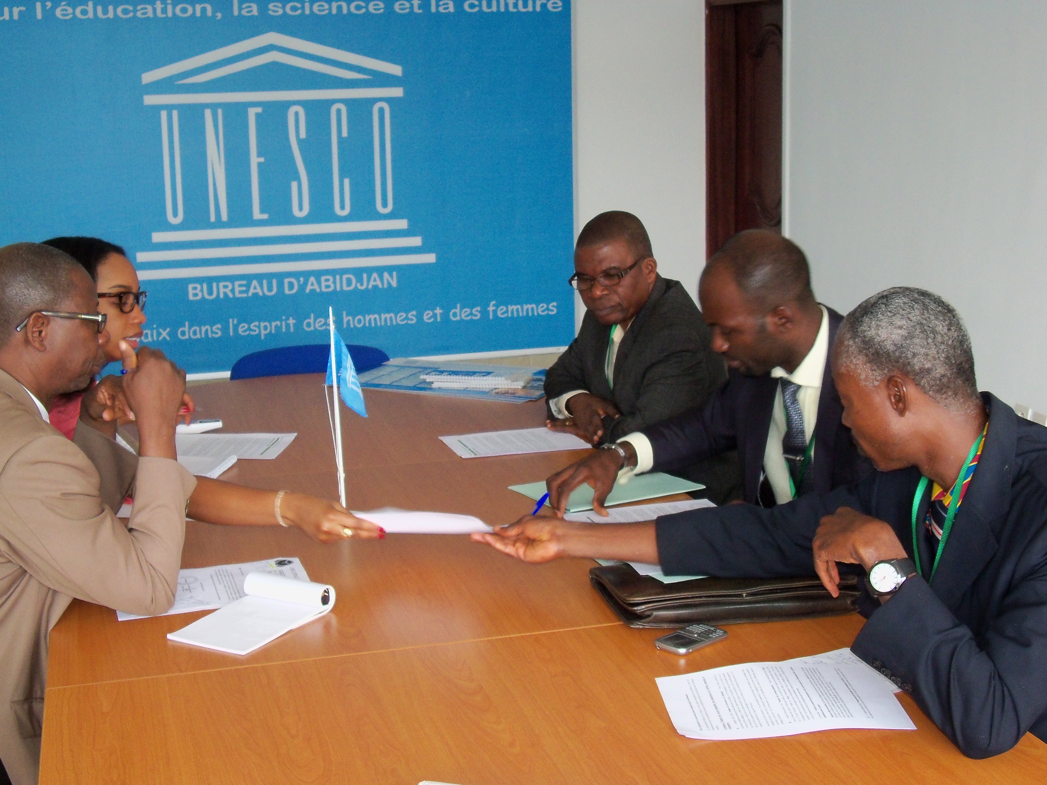 Collaboration avec l'UNESCO